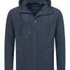 Stedman polar fleece cardigan hooded active for him